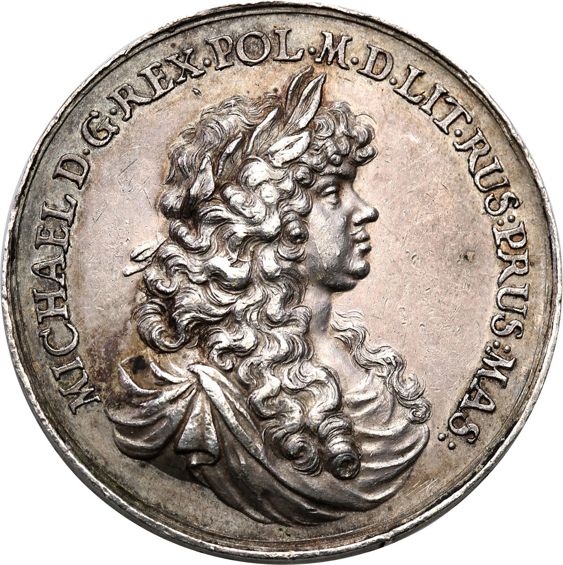 Michał Korybut Wiśniowiecki. Medal zaślubinowy 1670 - RZADKOŚĆ